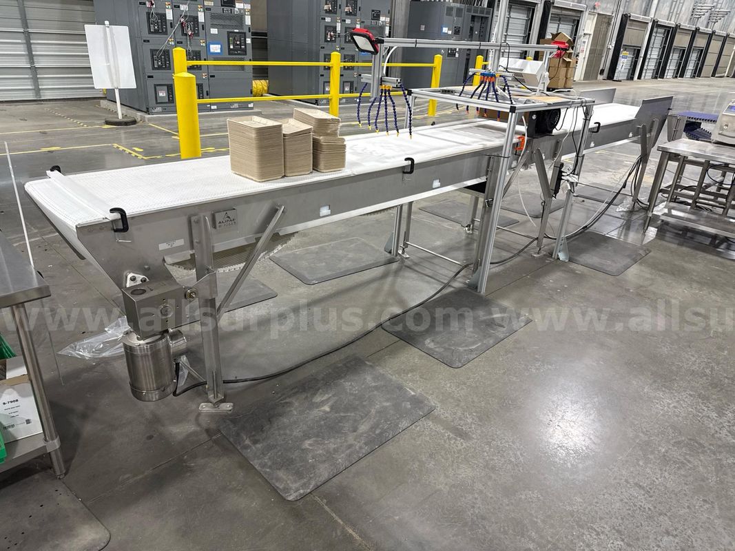 Qty 2 ALIFAB Stainless Steel Modular Belt Conveyor
