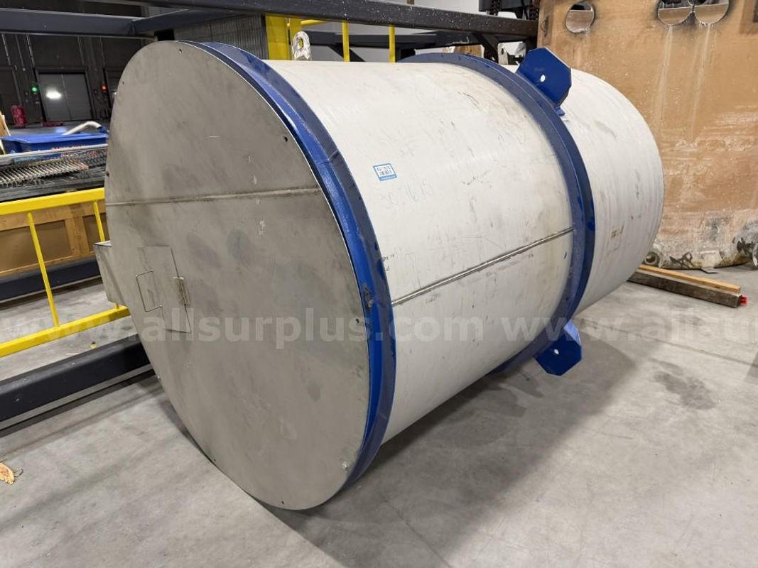 Tank, Vertical Atmospheric Holding Tank, Stainless Steel, 62in Dia x 8ft S/S, Qty 1