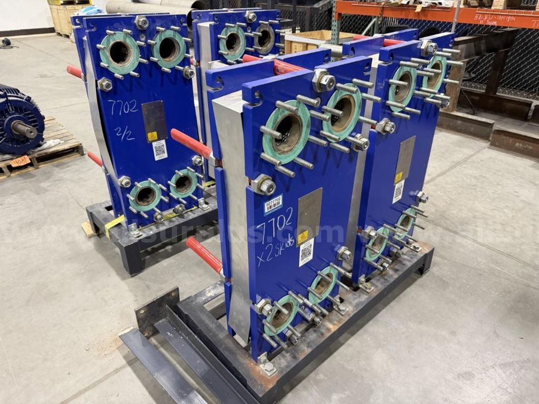 Plate Heat Exchangers, 10.3/FV Bar @ 180C, Alfa Laval, Qty 4