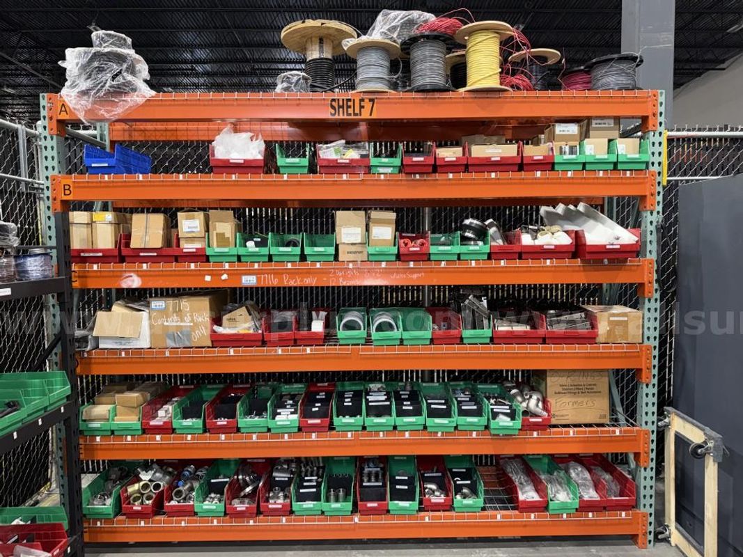 Fittings, Flanges, Electrical Material, Cable, Drive Couplers, Seals, and MRO, 1 Lot