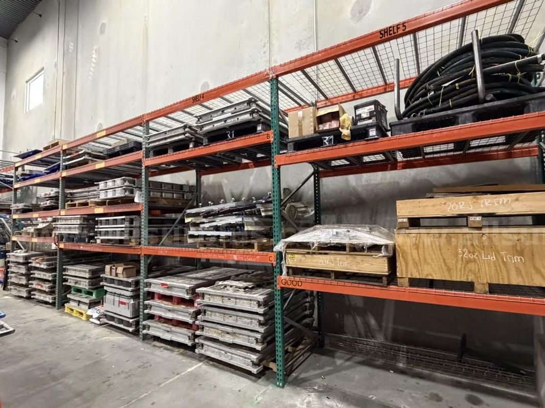 Tooling For Molded Fiber Manufacturing, and ABB Robot Tooling, Qty 30 Pallets
