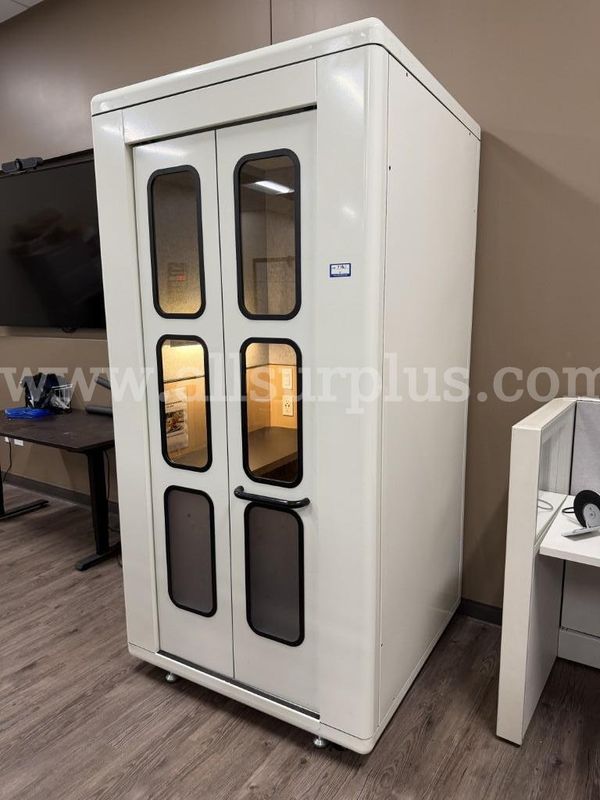 Privacy Booths, Sound Proof Work Stations, Qty 3