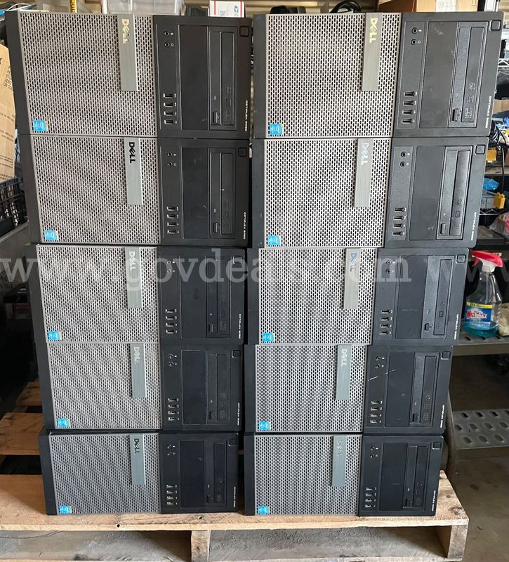 Lot of 10 Dell Optiplex 9020 MT Desktop Computers i5-4690 3.5GHz 8GB no HDD