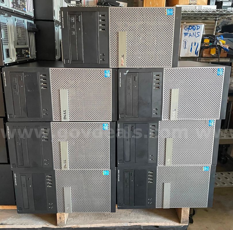 Lot of 7 Dell Optiplex 9020 MT Desktop Computers i5-4670 3.4GHz 8GB no HDD