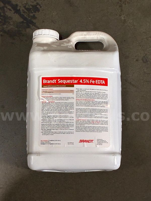 BRANDT® Sequestar® 4.5% Fe EDTA Chelated Iron Fertilizer