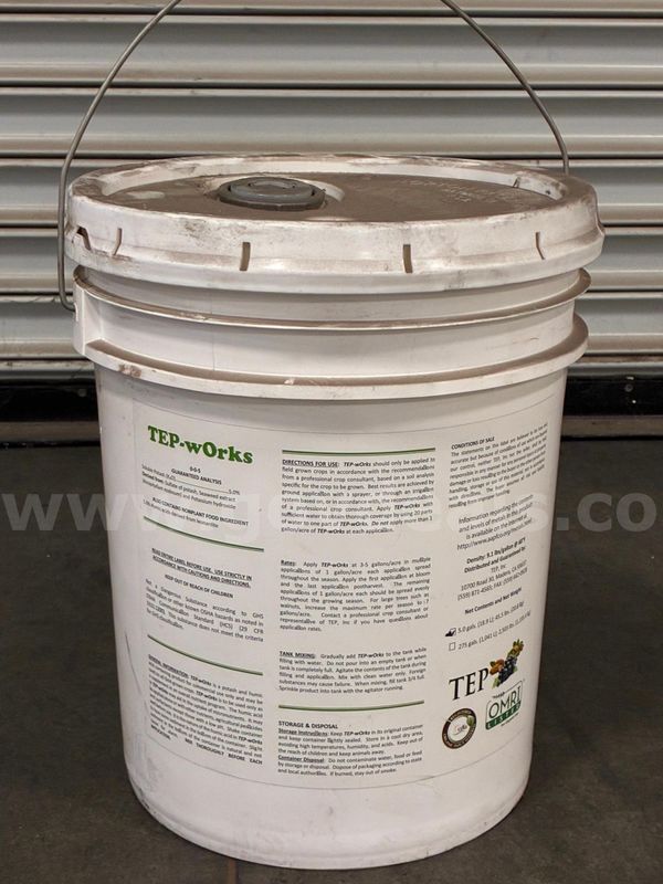 TEP-wOrks® 0-0-5 Liquid Fertilizer and Soil Amendment