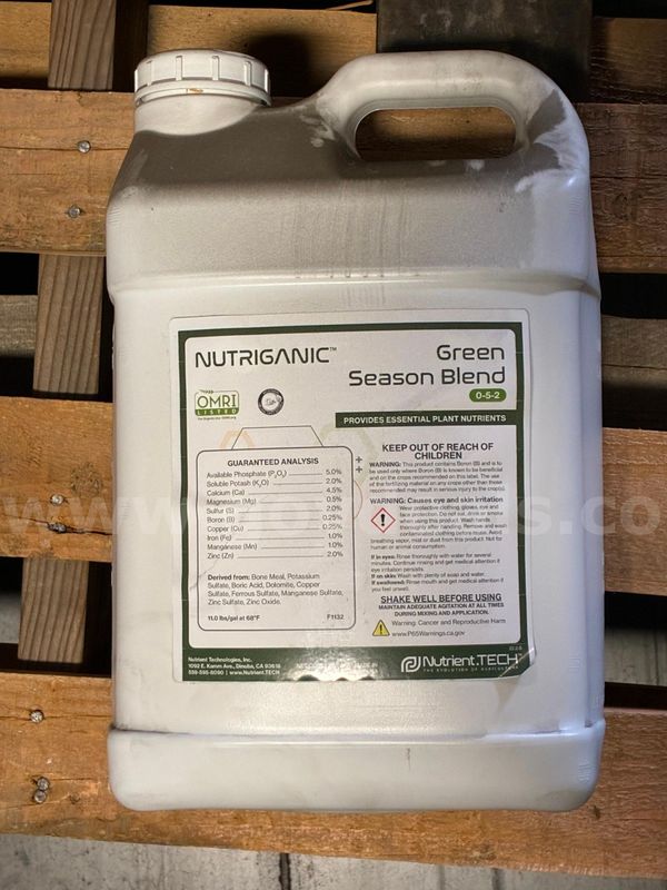 NUTRIGANIC® Green Season Blend 0-5-2 Organic Foliar Fertilizer