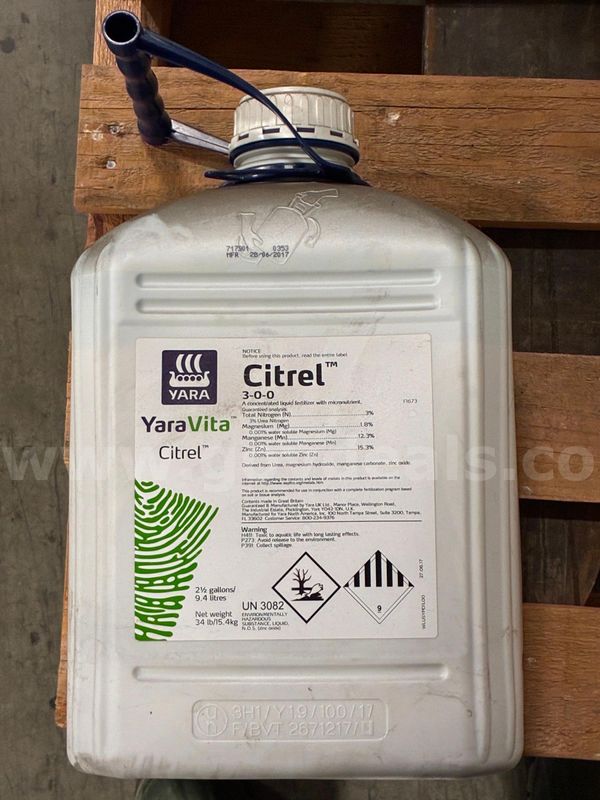 YaraVita® Citrel™ 3-0-0 Liquid Foliar Fertilizer