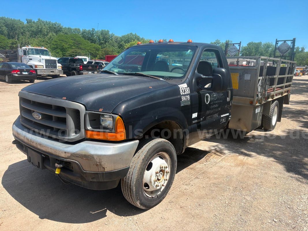 2001 Ford F-550 FLATBED 7.3 DIESEL 4WD DRW
