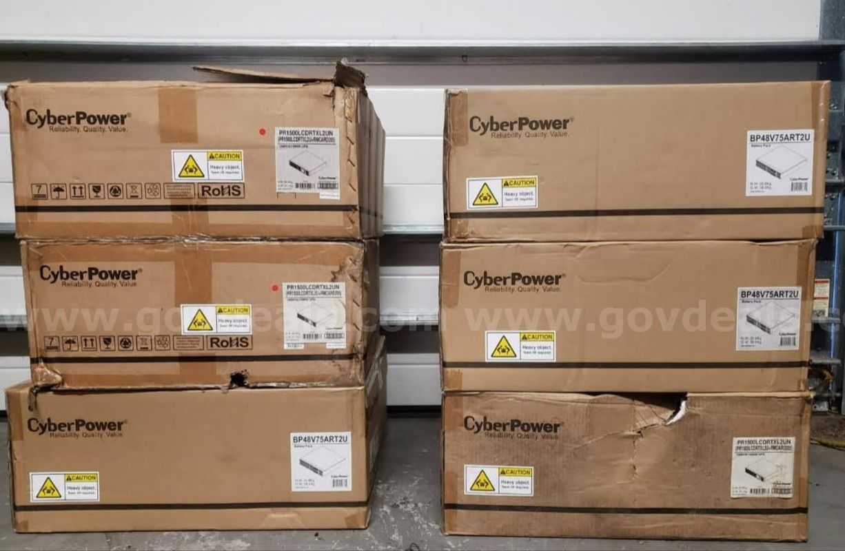 Lot of 6 brand new in the box UPS backup batteries