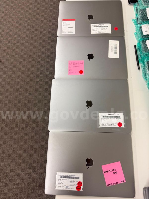 Lot of 4 MacBook Pros- For Repair