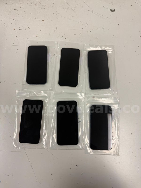 Lot of 6 256GB iPhone 12 Minis - No Face ID