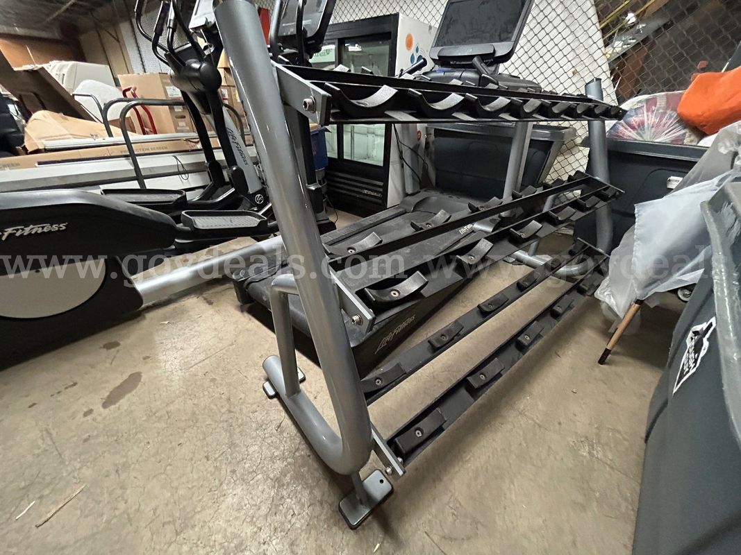 LOT of 1 Matrix Weights Rack + 1 Weight Bench