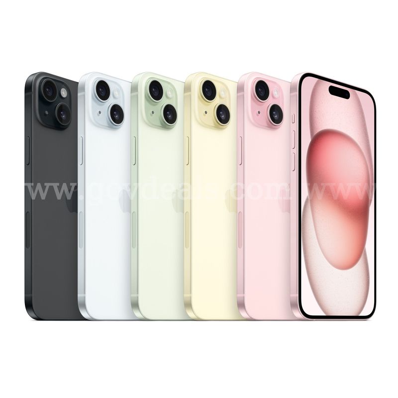 Apple iPhone 15 & iPhone 15 Plus, 128GB, Mixed Carrier - 20 Units - B/C Condition