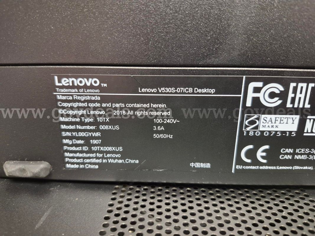 Lot of 15 Lenovo V530S-07ICB Desktops