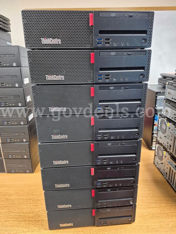 Lot of 8 Lenovo ThinkCentre M920s Desktops
