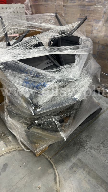 8 Ea. Ergonomic Mesh Office Chair, Black