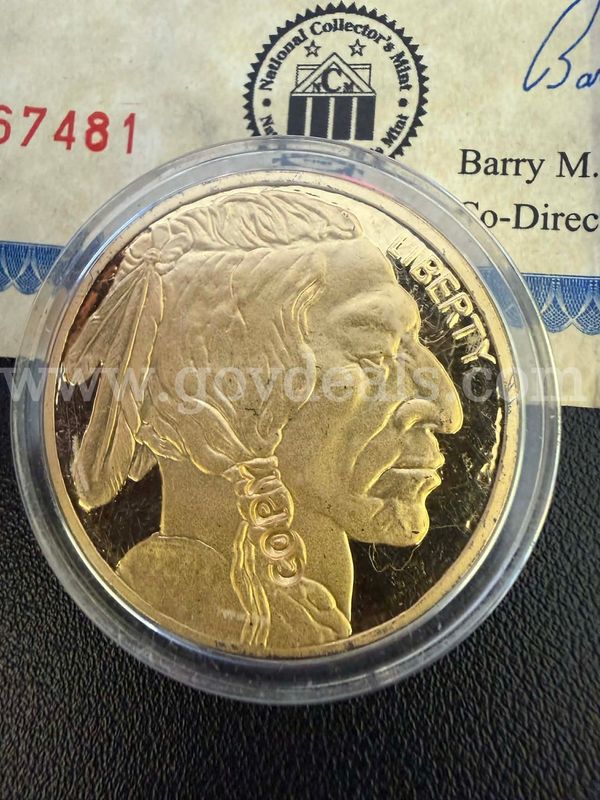 2011 $50 Buffalo Tribute Proof with Certificate of Authenticity.