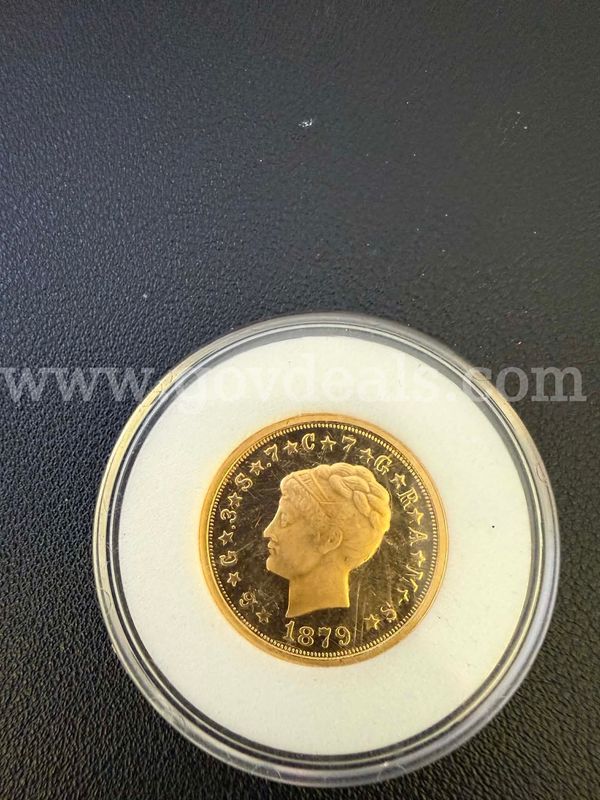 1879 Stella Four Dollar Piece Flowing Hair Replica coin