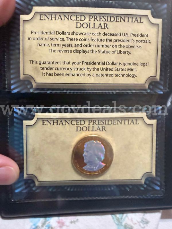 2011 Andrew Johnson Enhanced Presidential Dollar – Holographic US $1 Coin
