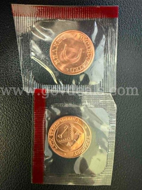Official US Mint Uncirculated Set Tokens (Denver & Treasury Seal)