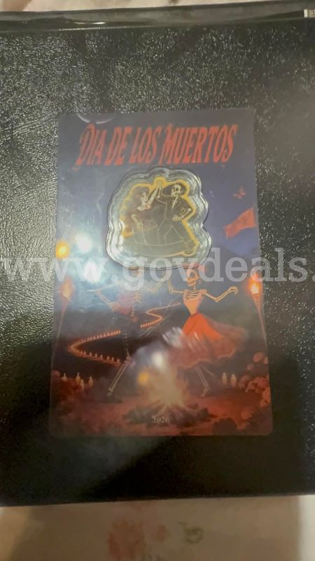 2026 DíA De Los Muertos .9999 Fine Gold Coin