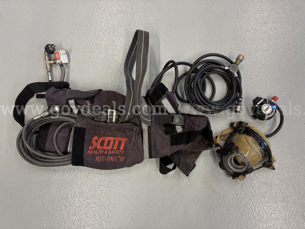 Scott RIT-PAK II Emergency Air Supply Kit with Facepiece & Air Hose