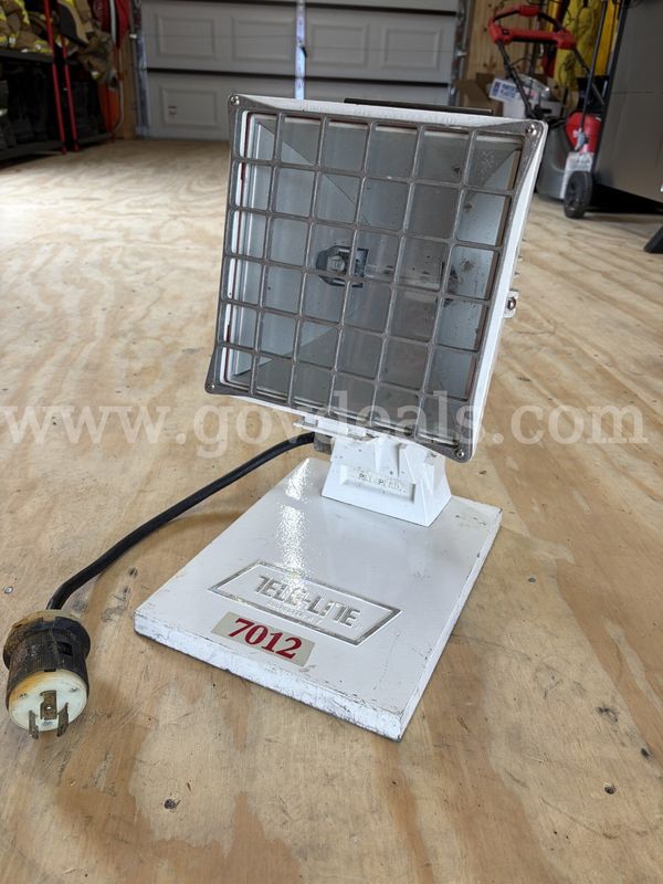 Tele-Lite Portable Halogen Flood Light, Adjustable Work Light