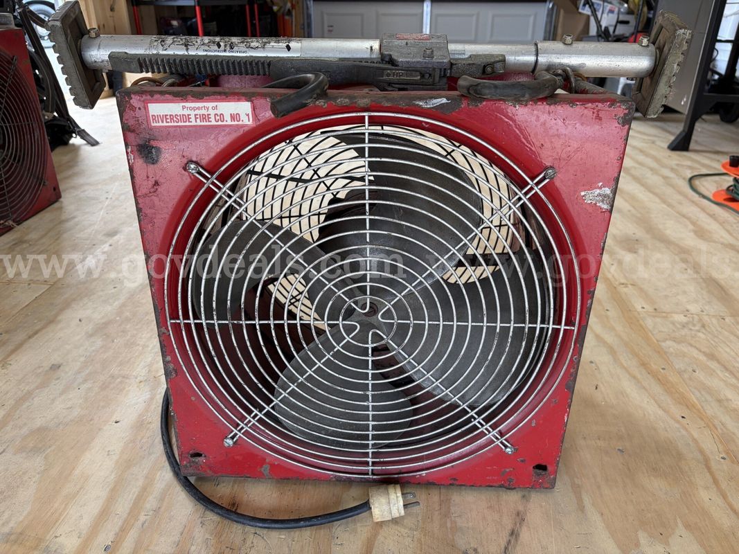 Lot of two (2) Portable Smoke Ejector Fans / Fire Department Ventilation Fans