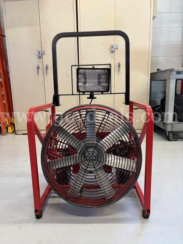 SuperVac 718 VR3 Electric PPV Ventilation Fan with Floodlight