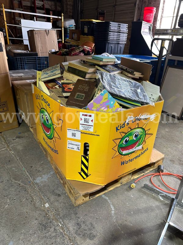 Pallet full of books