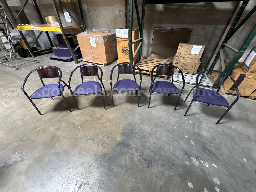 5 TCU Logo Chairs