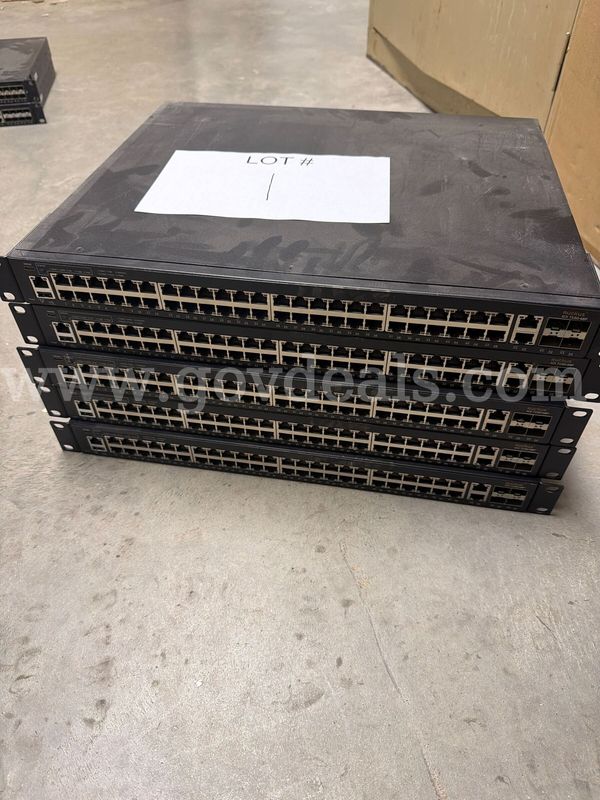 Lot of (5) Ruckus ICX 7150-48P Switches