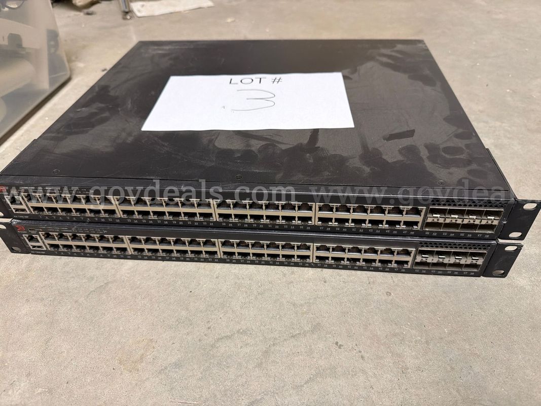 Lot of (3) Brocade ICX 7250-48P Switches