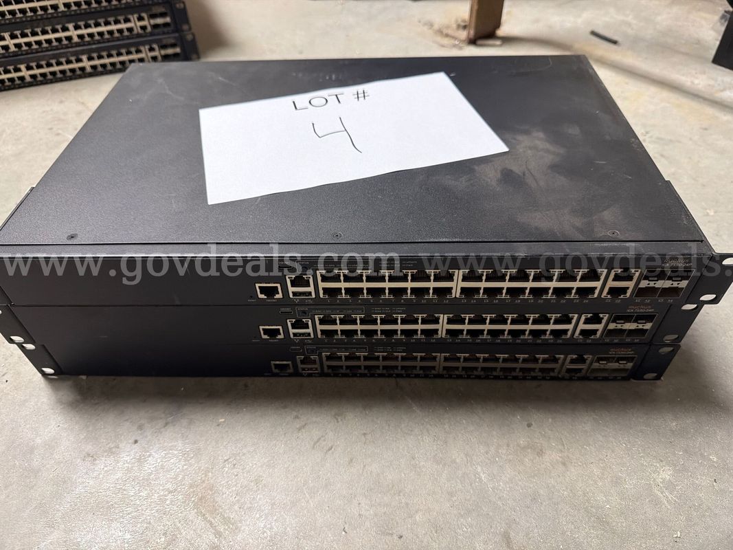 Lot of (3) Ruckus ICX 7150 24P Switches