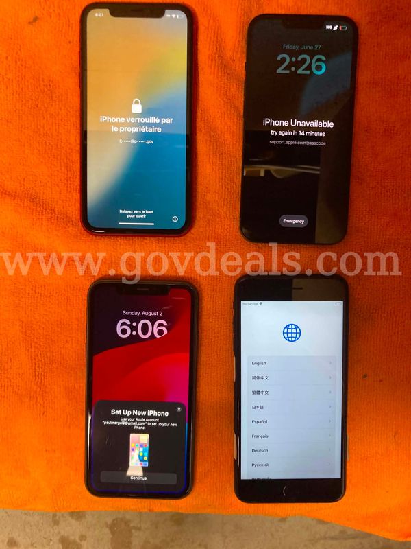 Lot of 19 Apple iPhones (iCloud Locked) - 6s, 7/7 Plus, 8, 11, 12, 13 & 14 - For Parts/Repair ONLY