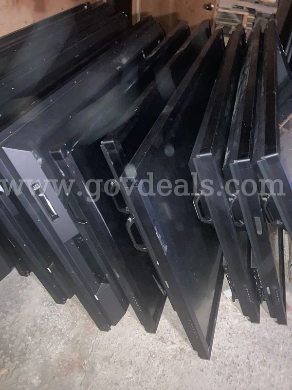 Lot of 5 Legamaster ETX-7500UHD 75" Interactive LCD Displays - Tested, Power Cables Included