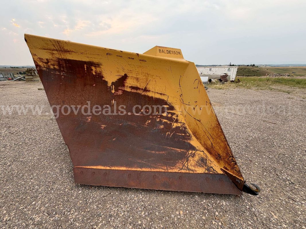 Balderson Heavy-Duty V-Plow Snowplow Attachment – Working Condition