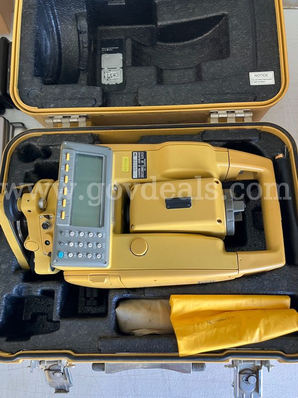 3 Assorted Topcon Total Stations Various Models