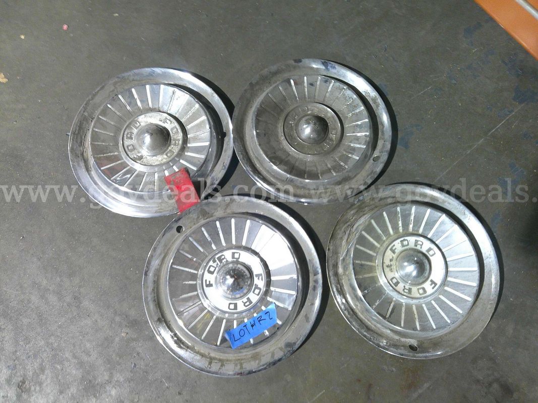 Vintage 1957 Ford 14 inch Hub caps