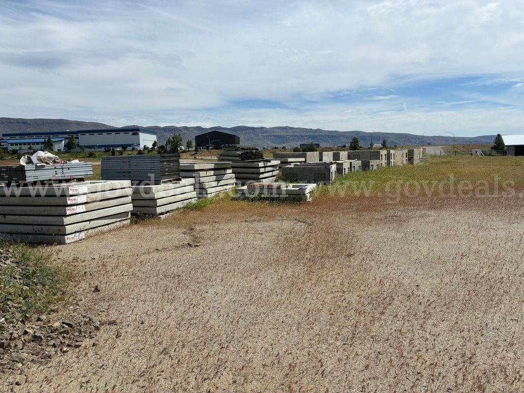 Used subsurface concrete electrical utility vaults.