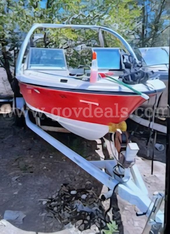 1977 Silverline boat and trailer.