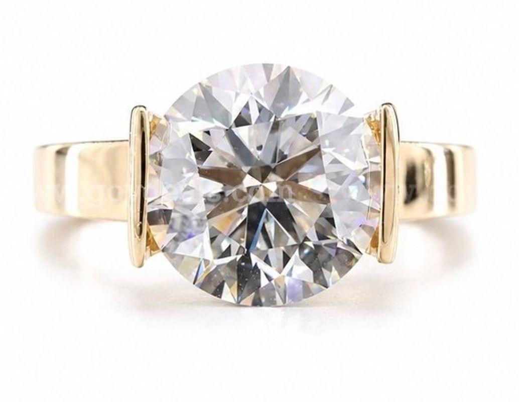 4.04 Ct EVVS IGI Certified Lab Diamond Ring 14K Gold