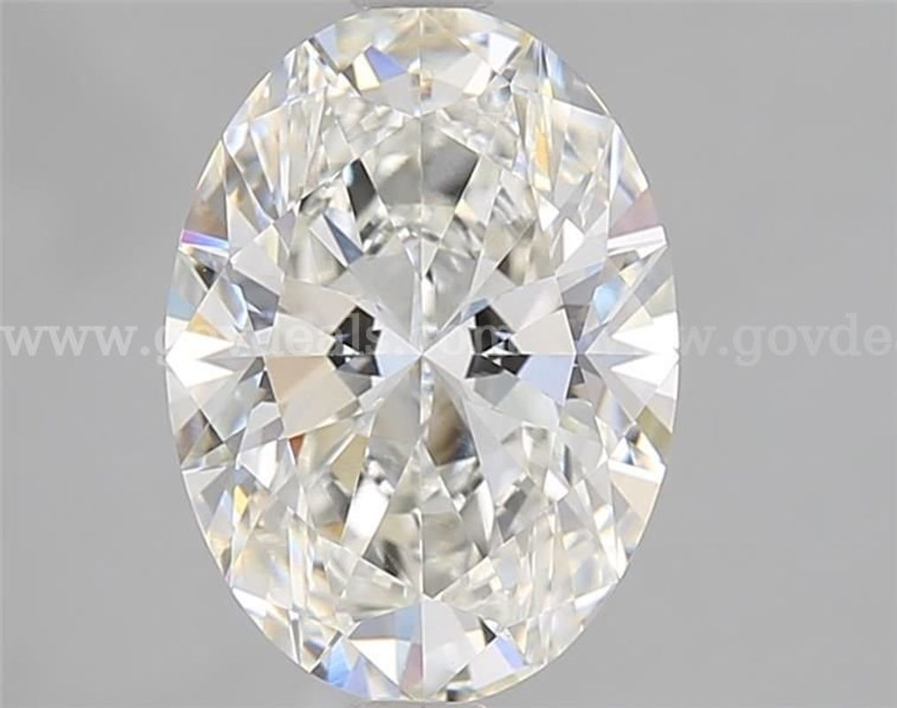 3.04 IGI Certified Lab Grown Oval Diamond