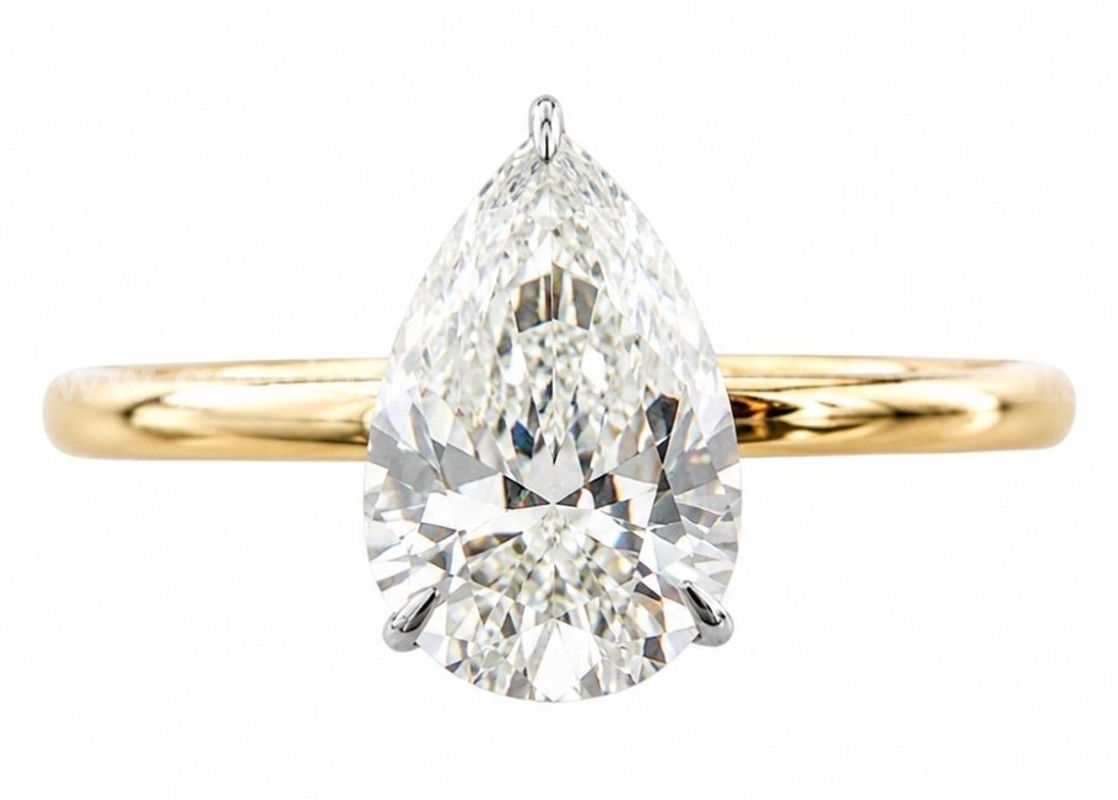 2.08 Carat 18K Gold IGI Certified Lab Diamond Ring