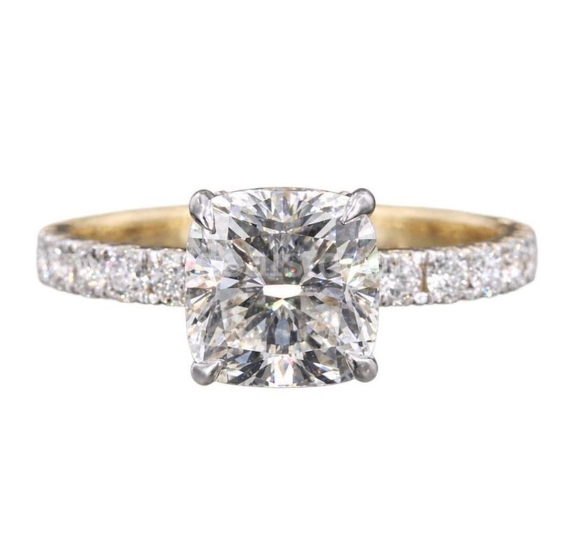 14K 2.37 CTW Lab Grown Diamond Ring with IGI Report
