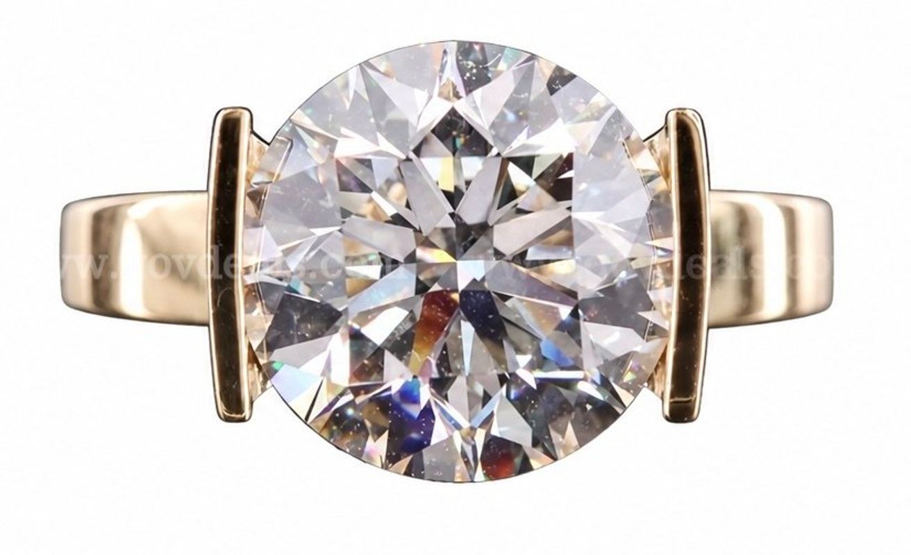 14K 4.91 CT Lab Grown Diamond Ring with IGI Report