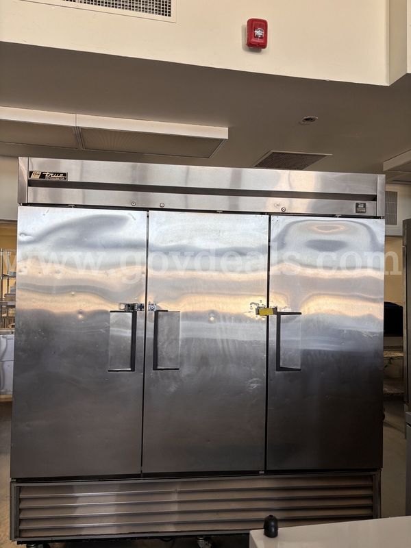 True TS-72 Three-Door Commercial Reach-In Refrigerator