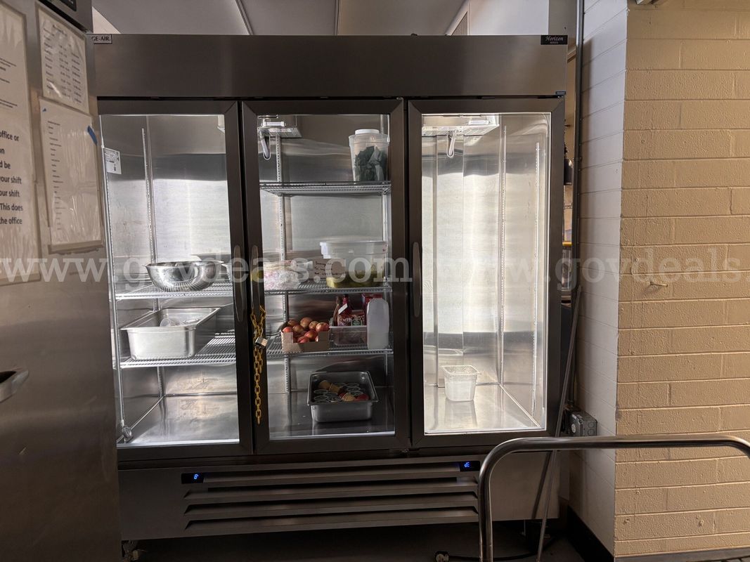 Beverage-Air HBRF72HC-1-B-G Three-Door Dual Temperature Commercial