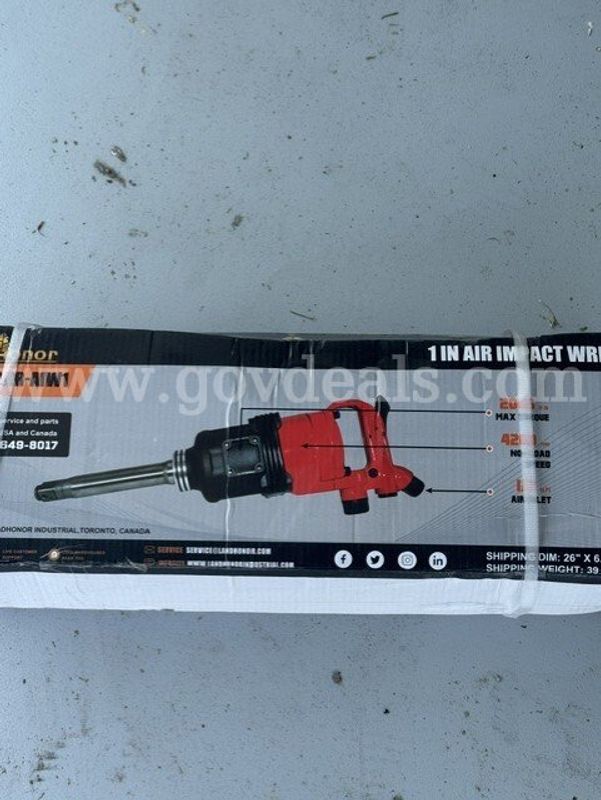 LandHonor LHR-AIW1 1" Air Impact Wrench — Brand New/Unused